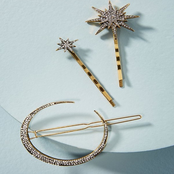 Anthropologie Accessories - Anthropologie  Night Sky Bobby Pin Set
